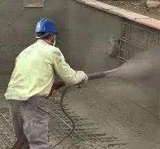 Hormigón piscinas recubiertas microcemento y microcuarzo 5 Proyección de gunitado