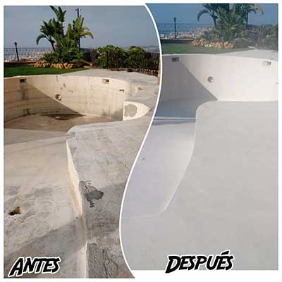 Microcemento piscina