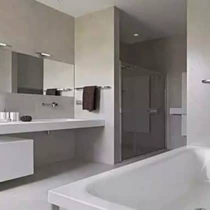 microcemento baño