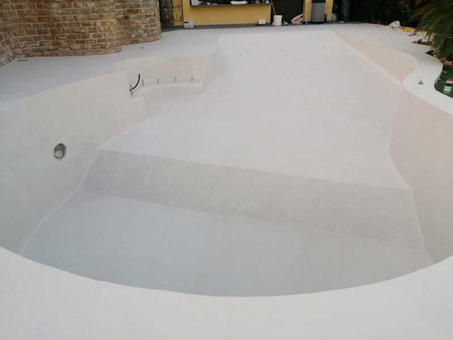 Microcemento Ibiza piscina