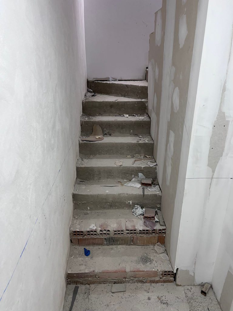 microcemento escaleras reparación