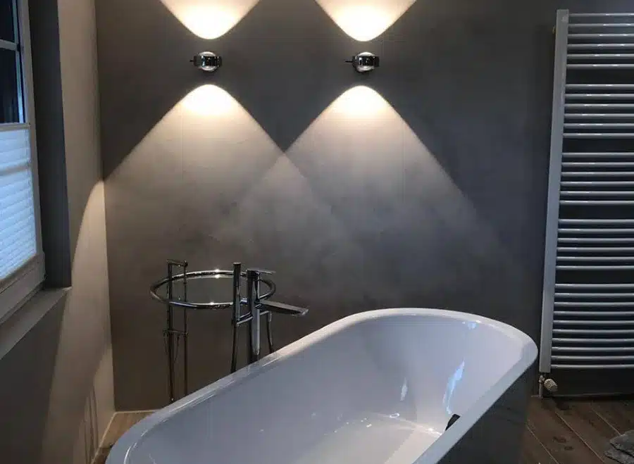 Microcemento Baño gris Granada
