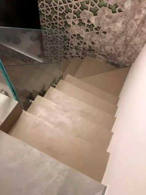 Microcemento escaleras