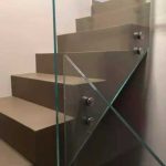 microcemento marron escaleras casa