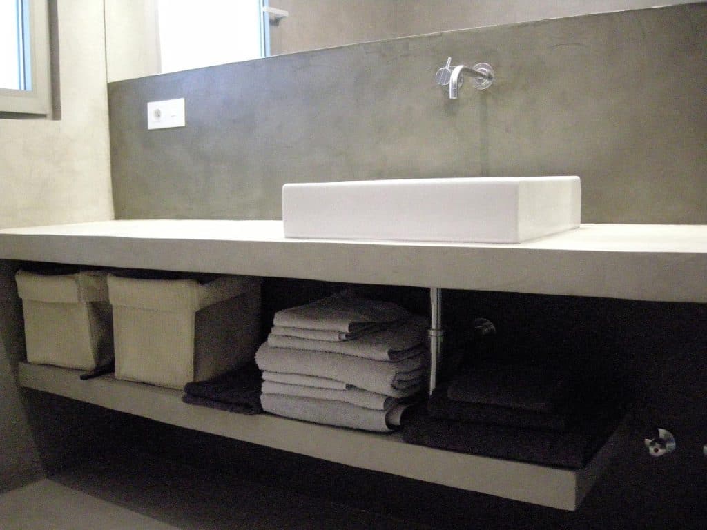 microcemento baño, cemento decorativo