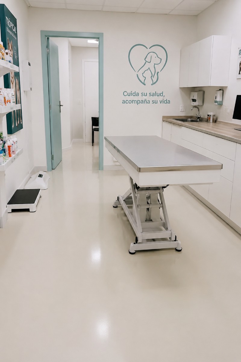 Resinas epoxi en Bilbao, clinica veterinaria