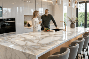 INICIO 11-2022 16 Transforma tu cocina con resinas epoxi: duraderas, personalizables y fáciles de mantener. Las superficies son resistentes y aseguran un entorno higiénico.