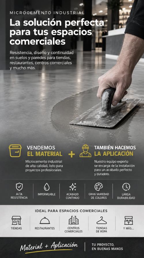 suelos de microcemento industrial
