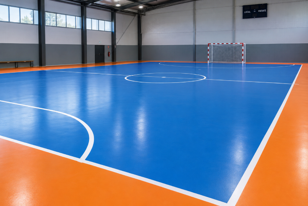 suelos interiores continuos con pavimentos deportivos, Paviland Sport AC Base