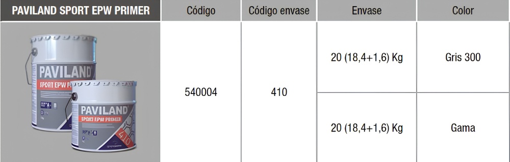 Paviland Sport EPW Primer