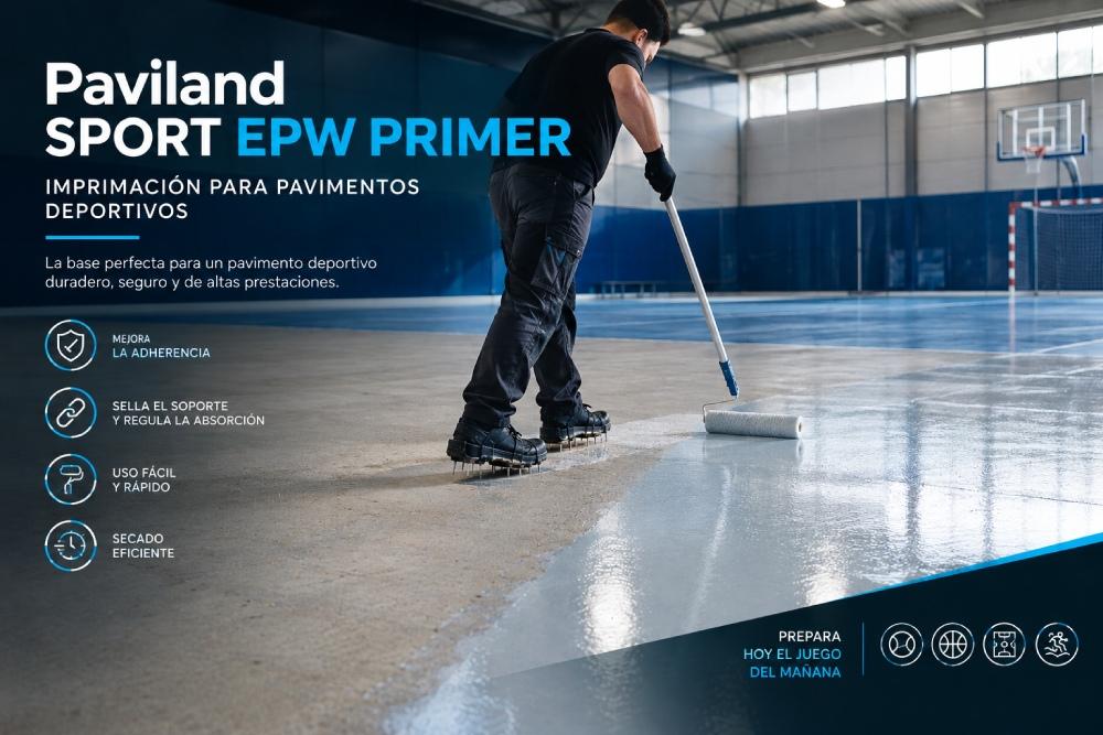 Paviland Sport EPW Primer, puente de union sobre hormigones