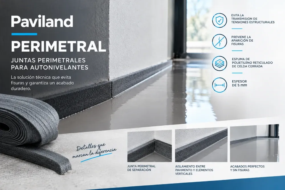 paviland Perimetral, junta de dilatacion perimetral